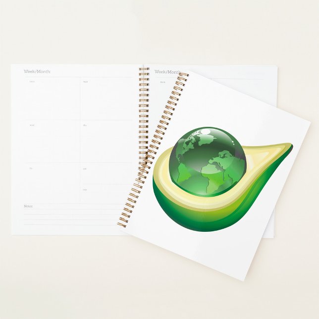 Agenda Planeta Sustentável Eco Earth Avocado Globe (Criador carregado)
