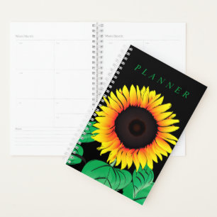 Agenda Planner Amarelo de girassol