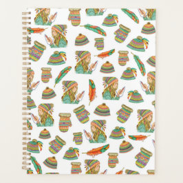 Agenda Planner Boho Hat Girl