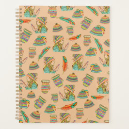 Agenda Planner Boho Hat Girl