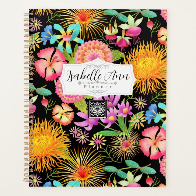 Agenda Planner Botânico de primavera (Frente)