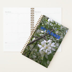 Agenda Planner com Blossomas de Maçã