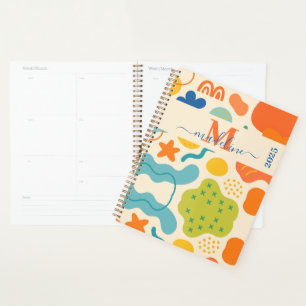 Agenda Planner de Abstrato de abertura de cores personali