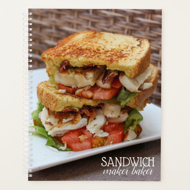 Agenda Planner de Baker do Sandwich Maker (Frente)