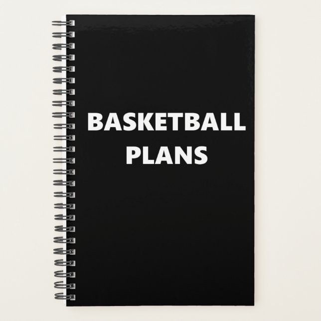 Agenda Planner de basquetebol (Frente)