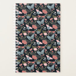 Agenda Planner de borboleta azul pequena