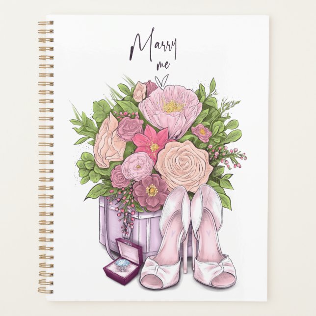 Agenda Planner de Casamento do casado Me (Frente)