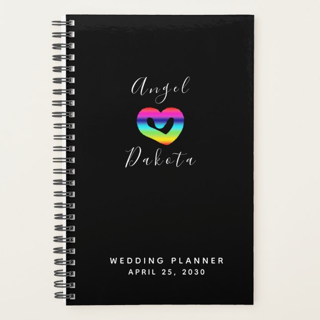 Agenda Planner de Casamento LGBT (Frente)
