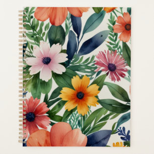 Agenda Planner de Design Botânico