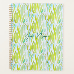 Agenda Planner de Divisória de Maçã Verde