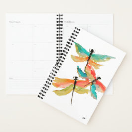 Agenda Planner de espiral de Dragonfly (5,5x8,5)