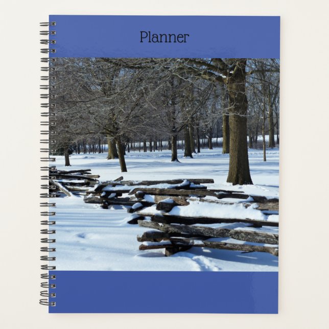 Agenda Planner de inverno (Frente)