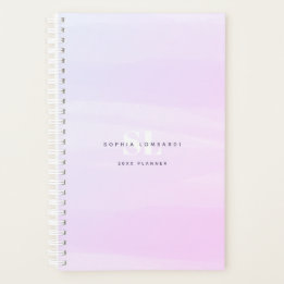 Agenda Planner de Lava-Lava-Lava-Lava-Lavanda Simples