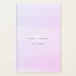 Agenda Planner de Lava-Lava-Lava-Lava-Lavanda Simples