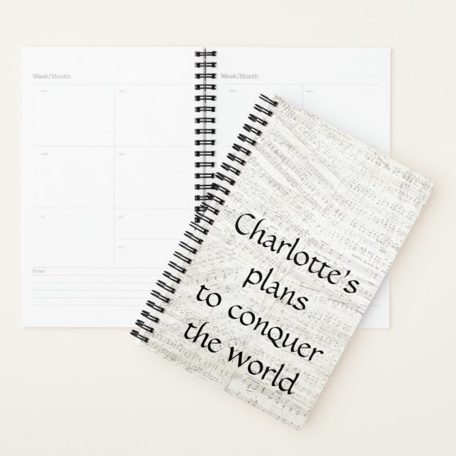 Agenda Planner de Música (Exibição)