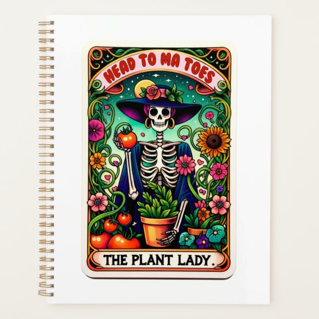 Agenda Planner de Placas de Lady Tarot (Frente)