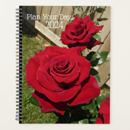 Agenda Planner de Rosas 2024 - Capa de hardware