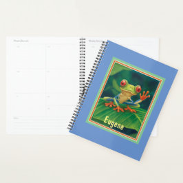 Agenda Planner de Sapo de Árvore Vermelha da Selva Selvag