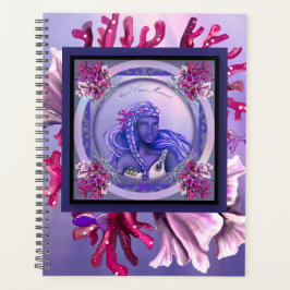 Agenda Planner de Sereia do Oceano Roxo
