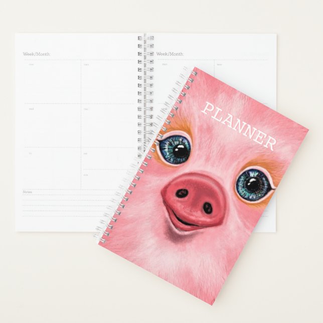 Agenda Planner de Suínos Feliz (Exibição)
