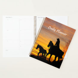 Agenda Planner Diário de Cavalo de Sunset