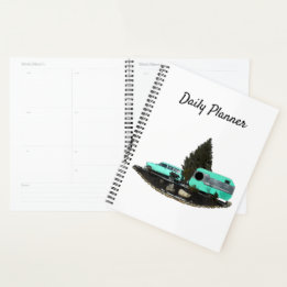 Agenda Planner Diário do Retro Camping Car