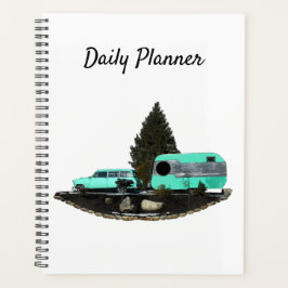Agenda Planner Diário do Retro Camping Car