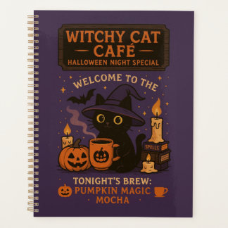 Agenda Planner do Castelo da Bruxa de Halloween - Noite M