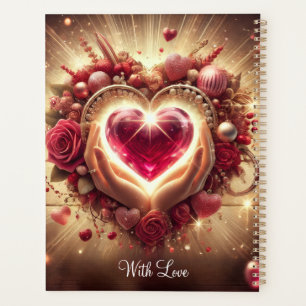 Agenda Planner Do Meu Coração para o Seu Com Amor