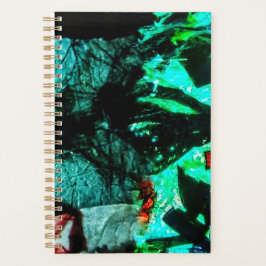 Agenda Planner double blue abstract spirit planner