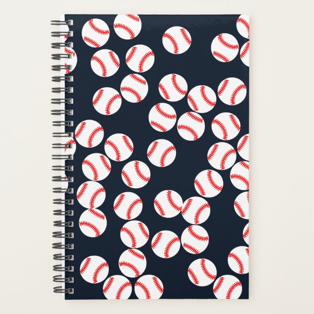 Agenda Planner espiral de beisebol (Frente)