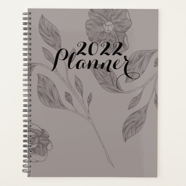 Agenda  Planner Floral 2022 (Frente)