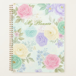 Agenda Planner Floral Floral Bound Planner