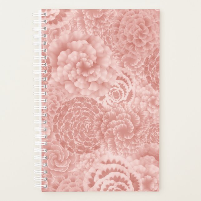 Agenda Planner Floral Rosa (Frente)
