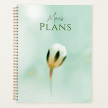 Planner Impressão Floral Suave Elegante