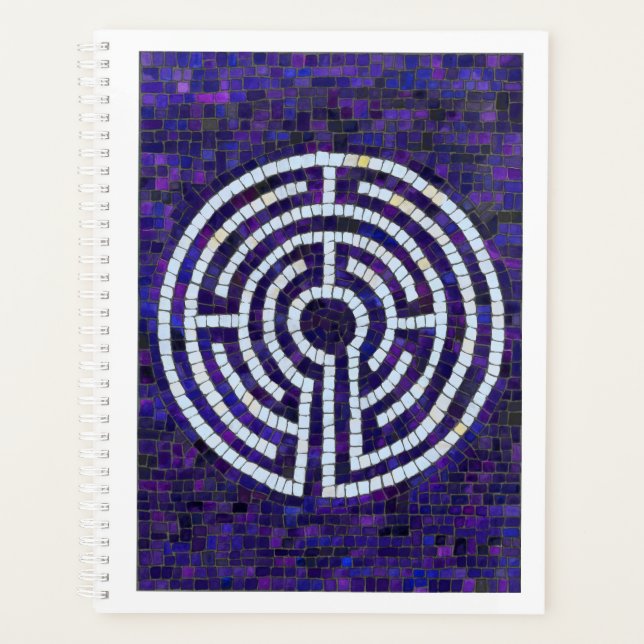 Agenda Planner LABYRINTH VIII 8,5x11 / Branco (Frente)