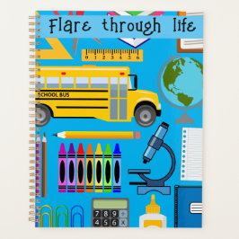 Agenda Planner Notebook, professores, estudantes