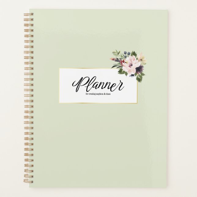 Agenda Planner of Mayhem (Frente)