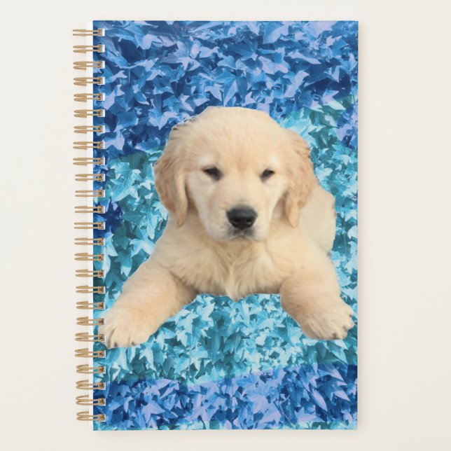 Agenda Planner - Ouro Retriever Puppy (Frente)