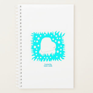 Agenda Planner Pequeno do Coração da Neve do inverno