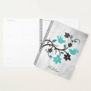 Agenda Planner Personalizado de Aves Teais
