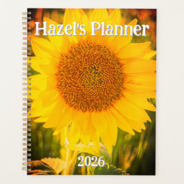 Agenda Planner Personalizado de Girassol