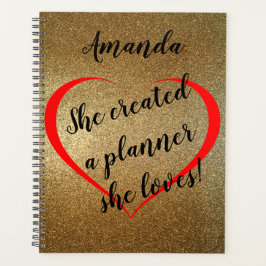 Agenda Planner Personalizado Que Ela Ama, Seu Caminho
