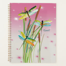 Agenda Planner Rosa Dragonfly