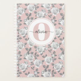 Agenda Planner Rosa Monograma rosa
