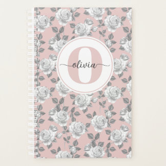 Agenda Planner Rosa Monograma rosa