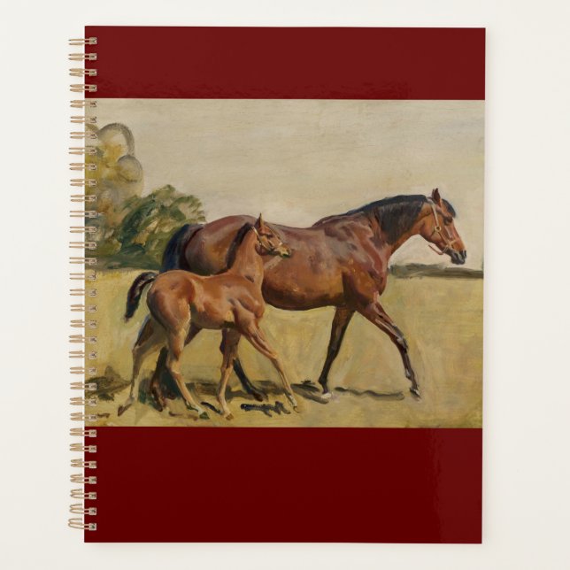 Agenda Planner Thura Mare e Foal Munnings (Frente)