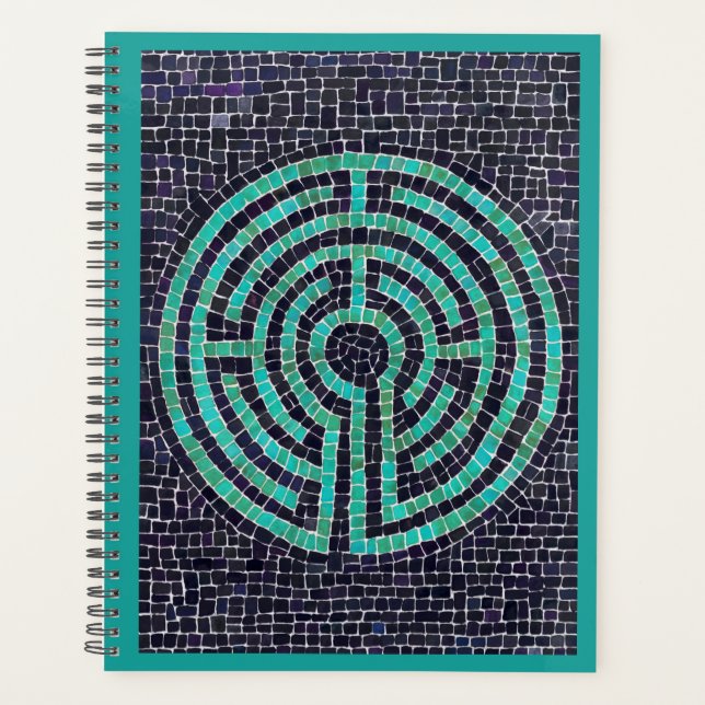 Agenda Planner/Turquesa LABYRINTH III 8,5x11 (Frente)