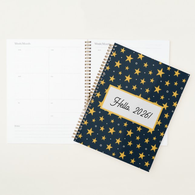 Agenda Planner with a stars (Exibição)