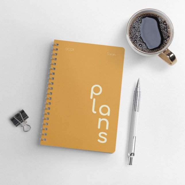 Agenda Planos de Brilho Personalizáveis para 2025 (Criador carregado)